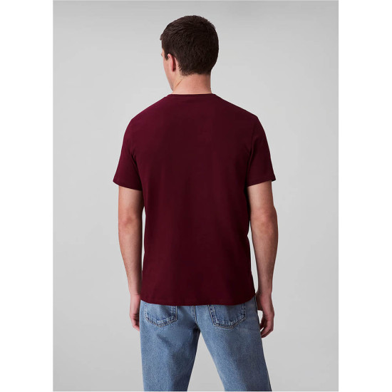 Calvin Klein Ανδρική κοντομάνικη μπλούζα Smooth Solid Crew Neck Logo T-Shirt